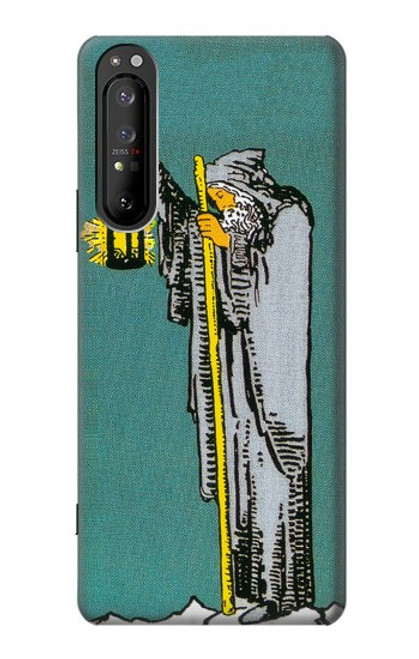 S3741 タロットカード隠者 Tarot Card The Hermit Sony Xperia 1 II バックケース、フリップケース・カバー