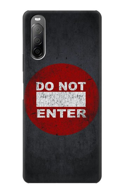 S3683 立入禁止 Do Not Enter Sony Xperia 10 II バックケース、フリップケース・カバー