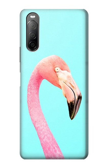 S3708 ピンクのフラミンゴ Pink Flamingo Sony Xperia 10 II バックケース、フリップケース・カバー