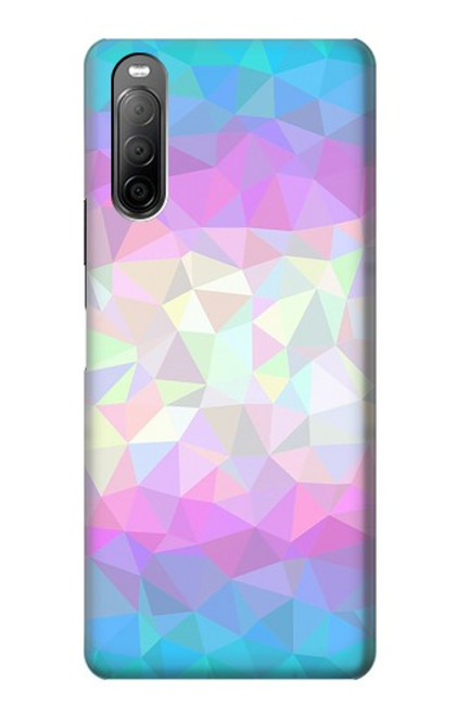 S3747 トランスフラッグポリゴン Trans Flag Polygon Sony Xperia 10 II バックケース、フリップケース・カバー