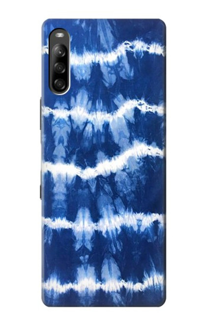 S3671 ブルータイダイ Blue Tie Dye Sony Xperia L4 バックケース、フリップケース・カバー