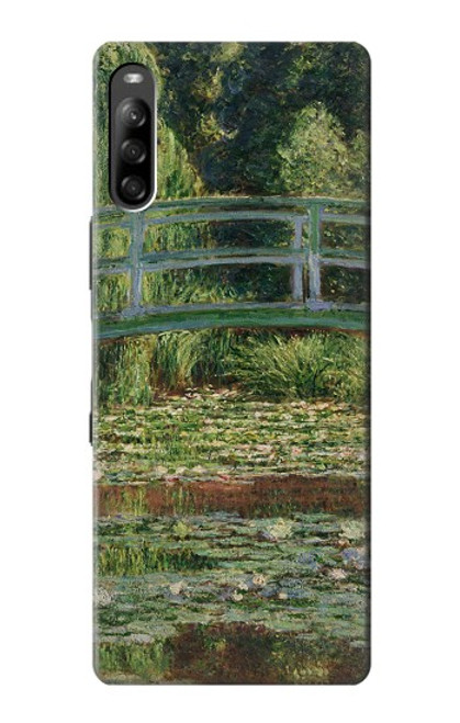 S3674 クロードモネ歩道橋とスイレンプール Claude Monet Footbridge and Water Lily Pool Sony Xperia L4 バックケース、フリップケース・カバー