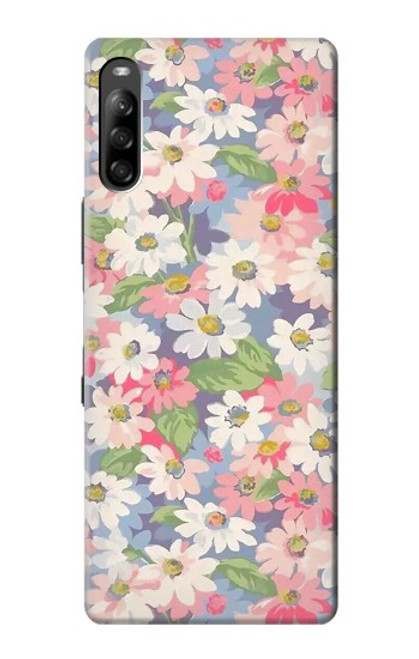 S3688 花の花のアートパターン Floral Flower Art Pattern Sony Xperia L4 バックケース、フリップケース・カバー