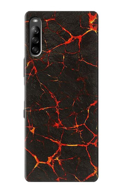 S3696 溶岩マグマ Lava Magma Sony Xperia L4 バックケース、フリップケース・カバー