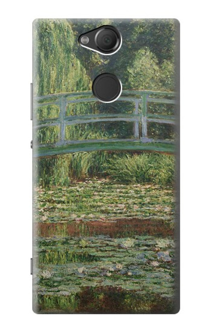 S3674 クロードモネ歩道橋とスイレンプール Claude Monet Footbridge and Water Lily Pool Sony Xperia XA2 バックケース、フリップケース・カバー