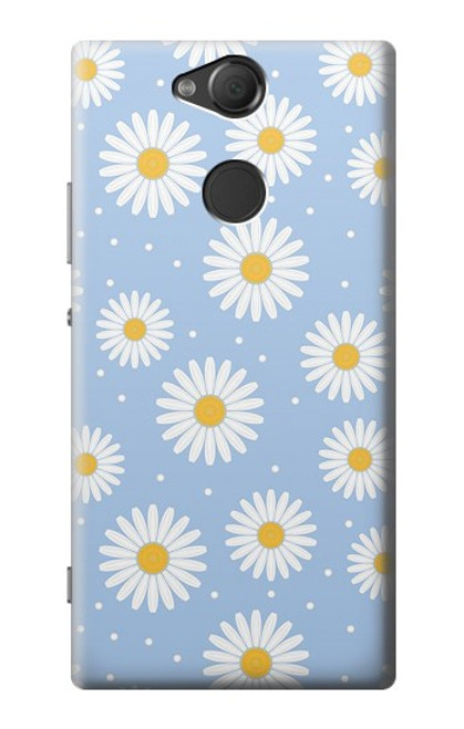 S3681 デイジーの花のパターン Daisy Flowers Pattern Sony Xperia XA2 バックケース、フリップケース・カバー