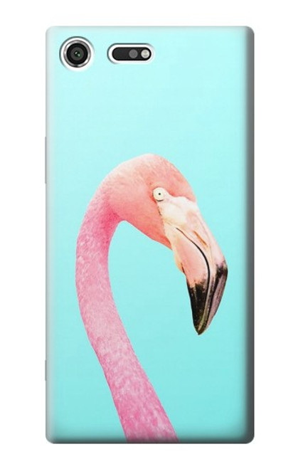 S3708 ピンクのフラミンゴ Pink Flamingo Sony Xperia XZ Premium バックケース、フリップケース・カバー