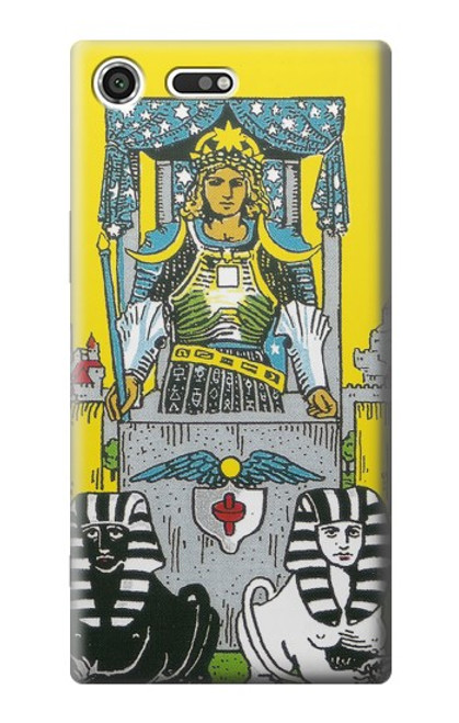 S3739 タロットカード戦車 Tarot Card The Chariot Sony Xperia XZ Premium バックケース、フリップケース・カバー