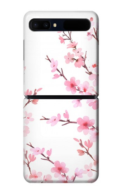 S3707 ピンクの桜の春の花 Pink Cherry Blossom Spring Flower Samsung Galaxy Z Flip 5G バックケース、フリップケース・カバー