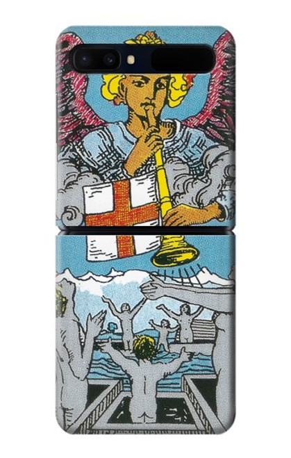 S3743 タロットカード審判 Tarot Card The Judgement Samsung Galaxy Z Flip 5G バックケース、フリップケース・カバー