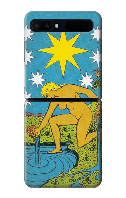 S3744 タロットカードスター Tarot Card The Star Samsung Galaxy Z Flip 5G バックケース、フリップケース・カバー S3744 タロットカードスター Tarot Card The Star Samsung Galaxy Z Flip 5G バックケース、フリップケース・カバー