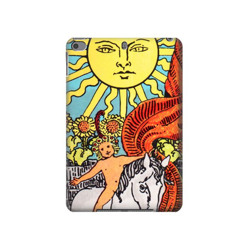 S0565 タロットカード 日 Tarot Sun iPad mini 4, iPad mini 5, iPad mini 5 (2019) タブレットケース