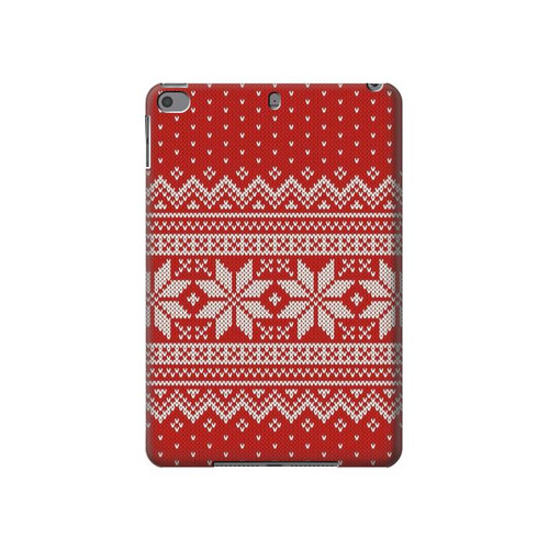 S3384 冬のシームレスな編み物パターン Winter Seamless Knitting Pattern iPad mini 4, iPad mini 5, iPad mini 5 (2019) タブレットケース