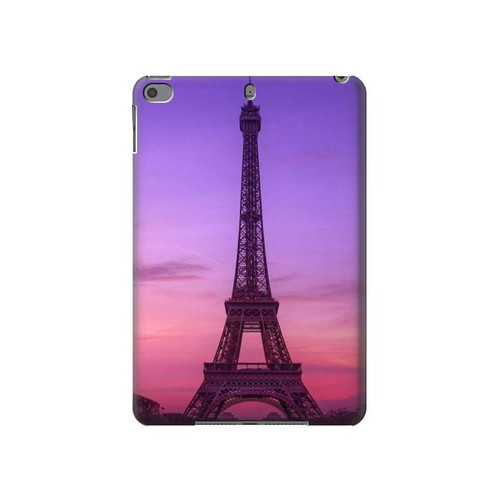 S3447 エッフェルパリの夕日 Eiffel Paris Sunset iPad mini 4, iPad mini 5, iPad mini 5 (2019) タブレットケース
