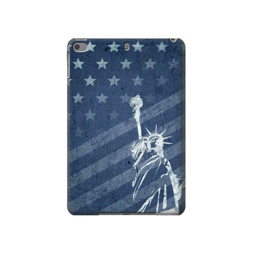 S3450 米国旗の自由の女神 US Flag Liberty Statue iPad mini 4, iPad mini 5, iPad mini 5 (2019) タブレットケース