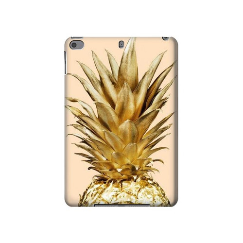 S3490 ゴールドパイナップル Gold Pineapple iPad mini 4, iPad mini 5, iPad mini 5 (2019) タブレットケース