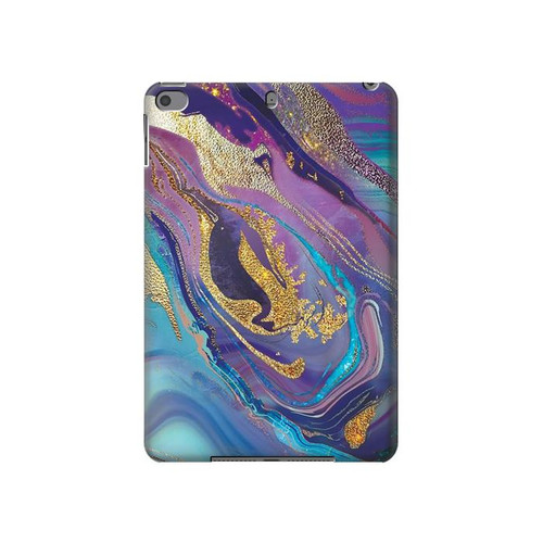 S3676 カラフルな抽象的な大理石の石 Colorful Abstract Marble Stone iPad mini 4, iPad mini 5, iPad mini 5 (2019) タブレットケース