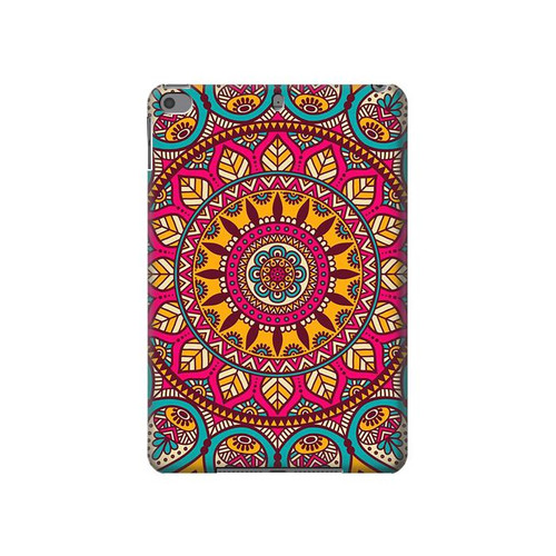 S3694 ヒッピーアートパターン Hippie Art Pattern iPad mini 4, iPad mini 5, iPad mini 5 (2019) タブレットケース