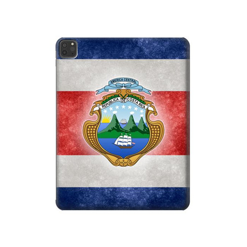 S3003 コスタリカサッカー Costa Rica Football Soccer Flag iPad Pro 11 (2021,2020,2018, 3rd, 2nd, 1st) タブレットケース