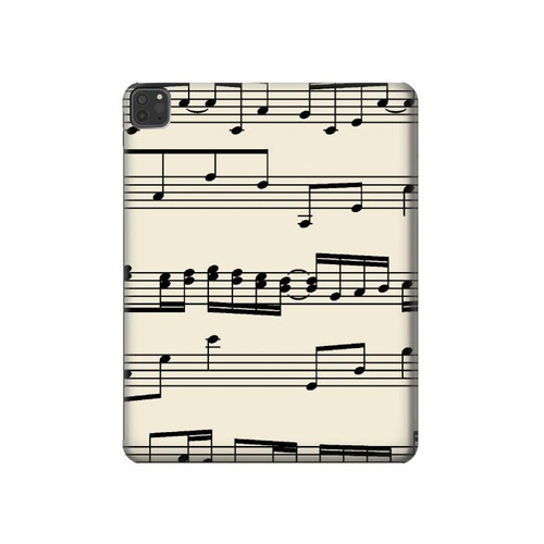 S3082 音楽シート Music Sheet iPad Pro 11 (2021,2020,2018, 3rd, 2nd, 1st) タブレットケース