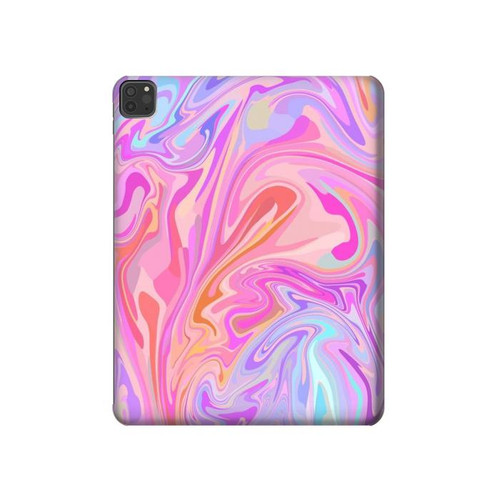 S3444 デジタルアートカラフルな液体 Digital Art Colorful Liquid iPad Pro 11 (2021,2020,2018, 3rd, 2nd, 1st) タブレットケース