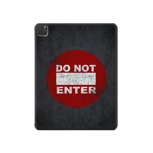 S3683 立入禁止 Do Not Enter iPad Pro 11 (2021,2020,2018, 3rd, 2nd, 1st) タブレットケース