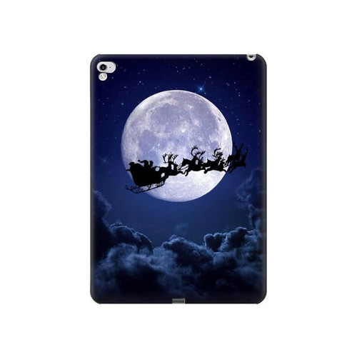 S3508 クリスマスサンタ Xmas Santa Moon iPad Pro 12.9 (2015,2017) タブレットケース