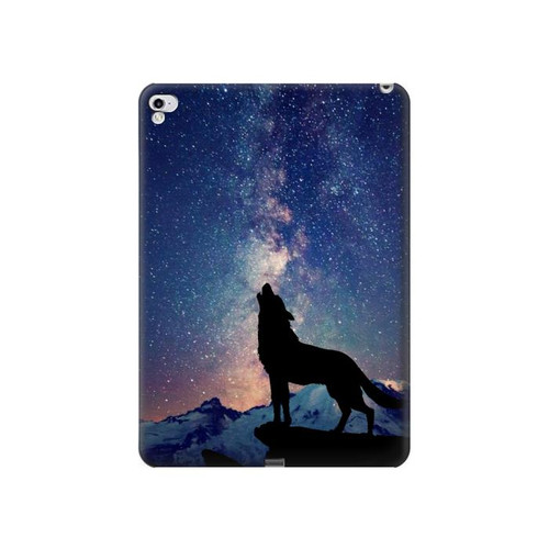 S3555 狼 Wolf Howling Million Star iPad Pro 12.9 (2015,2017) タブレットケース
