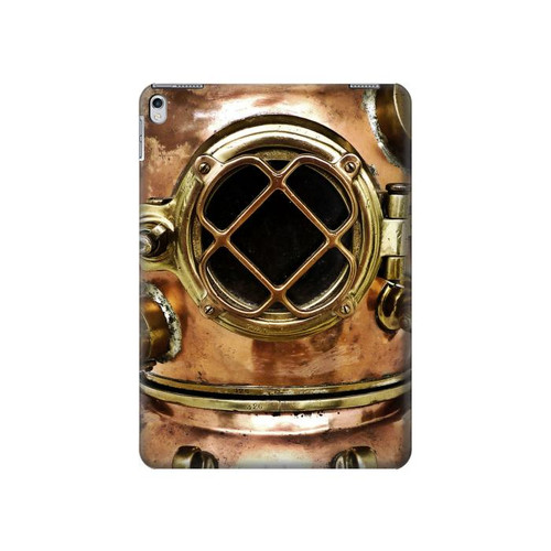 S2412 ヴィンテージ深海ダイビングヘルメット Vintage Deep Sea Diving Helmet iPad 9.7 (2017,2018), iPad 6, iPad 5 タブレットケース