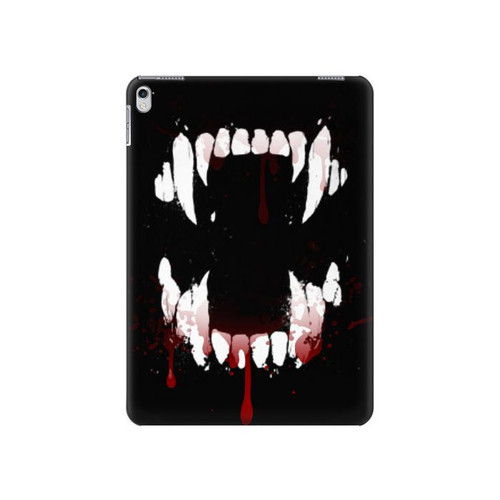 S3527 吸血鬼の歯 Vampire Teeth Bloodstain iPad Air 2, iPad 9.7 (2017,2018), iPad 6, iPad 5 タブレットケース