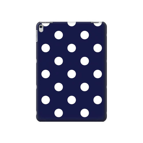 S3533 ブルーの水玉 Blue Polka Dot iPad Air 2, iPad 9.7 (2017,2018), iPad 6, iPad 5 タブレットケース