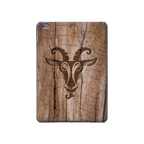 S2183 ヤギ 木材 グラフィックプリント Goat Wood Graphic Printed iPad Pro 10.5, iPad Air (2019, 3rd) タブレットケース