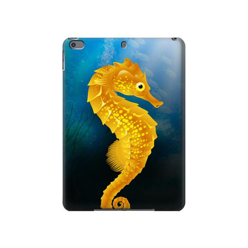 S2444 タツノオトシゴ 深い青色の海 Seahorse Underwater World iPad Pro 10.5, iPad Air (2019, 3rd) タブレットケース