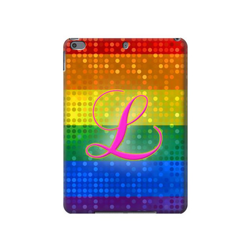 S2900 レインボーLGBTレズビアンプライド旗 Rainbow LGBT Lesbian Pride Flag iPad Pro 10.5, iPad Air (2019, 3rd) タブレットケース