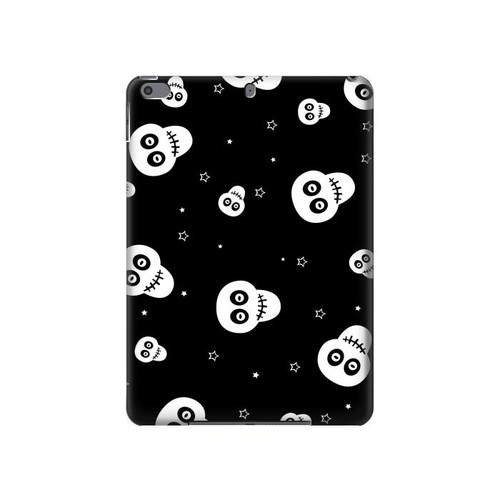 S3261 スマイルスカルハロウィーンのパターン Smile Skull Halloween Pattern iPad Pro 10.5, iPad Air (2019, 3rd) タブレットケース