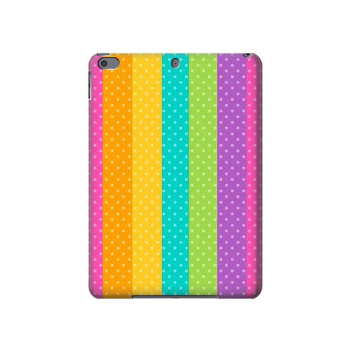 S3678 カラフルなレインボーバーティカル Colorful Rainbow Vertical iPad Pro 10.5, iPad Air (2019, 3rd) タブレットケース