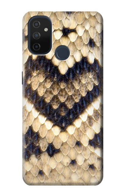 S3417 ダイヤモンドガラガラヘビグラフィックプリント Diamond Rattle Snake Graphic Print OnePlus Nord N100 バックケース、フリップケース・カバー