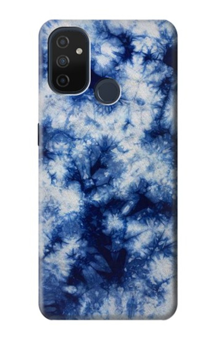 S3439 インディゴタイダイ Fabric Indigo Tie Dye OnePlus Nord N100 バックケース、フリップケース・カバー