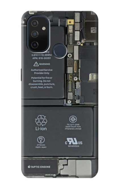 S3467 携帯電話の中のグラフィック Inside Mobile Phone Graphic OnePlus Nord N100 バックケース、フリップケース・カバー