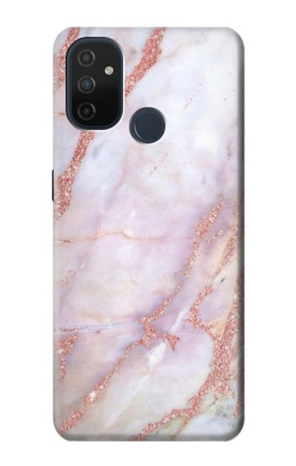 S3482 ピンクの大理石のグラフィックプリント Soft Pink Marble Graphic Print OnePlus Nord N100 バックケース、フリップケース・カバー