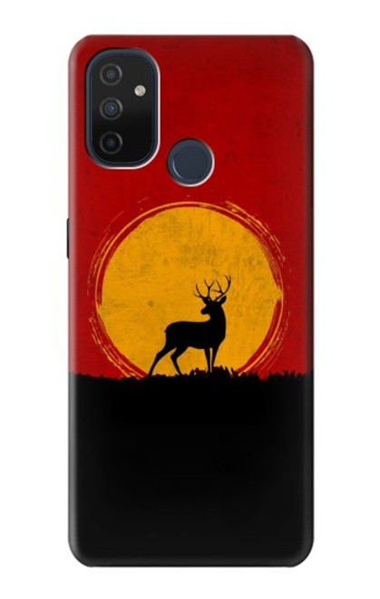 S3513 鹿の夕日 Deer Sunset OnePlus Nord N100 バックケース、フリップケース・カバー