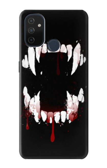 S3527 吸血鬼の歯 Vampire Teeth Bloodstain OnePlus Nord N100 バックケース、フリップケース・カバー