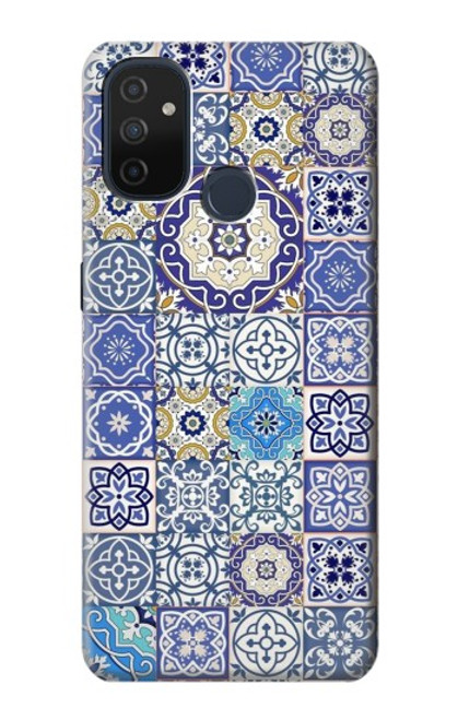 S3537 モロッコのモザイクパターン Moroccan Mosaic Pattern OnePlus Nord N100 バックケース、フリップケース・カバー