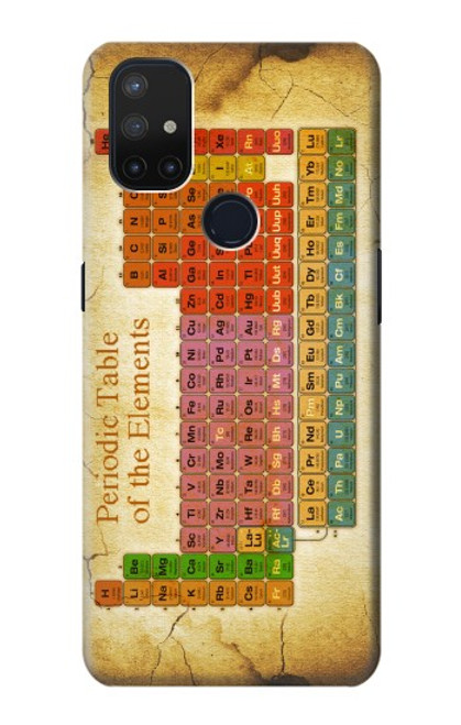 S2934 ヴィンテージ周期表 Vintage Periodic Table of Elements OnePlus Nord N10 5G バックケース、フリップケース・カバー