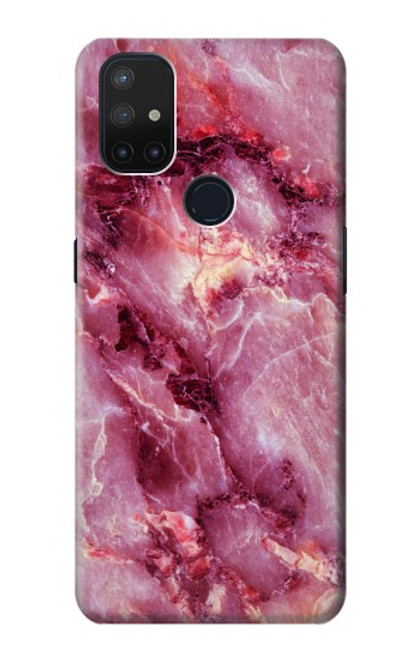 S3052 ピンクの大理石のグラフィックプリント Pink Marble Graphic Printed OnePlus Nord N10 5G バックケース、フリップケース・カバー