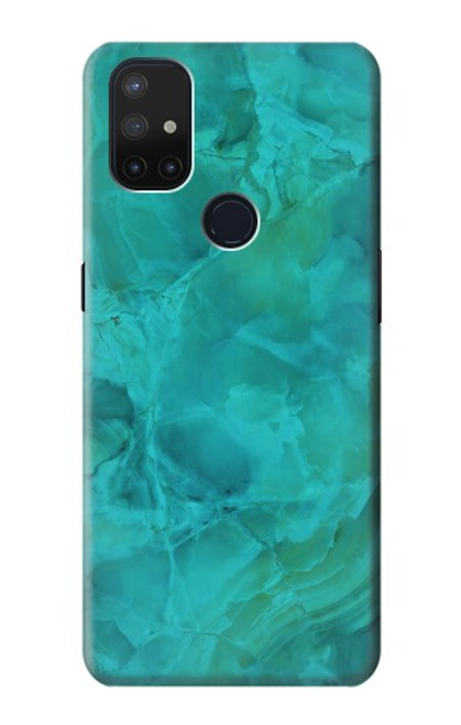 S3147 アクアマーブルストーン Aqua Marble Stone OnePlus Nord N10 5G バックケース、フリップケース・カバー
