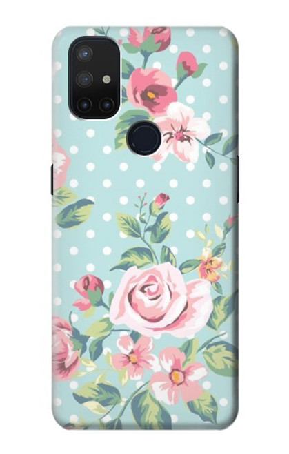 S3494 ヴィンテージローズポルカドット Vintage Rose Polka Dot OnePlus Nord N10 5G バックケース、フリップケース・カバー