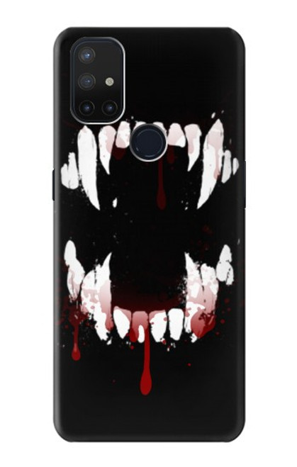 S3527 吸血鬼の歯 Vampire Teeth Bloodstain OnePlus Nord N10 5G バックケース、フリップケース・カバー