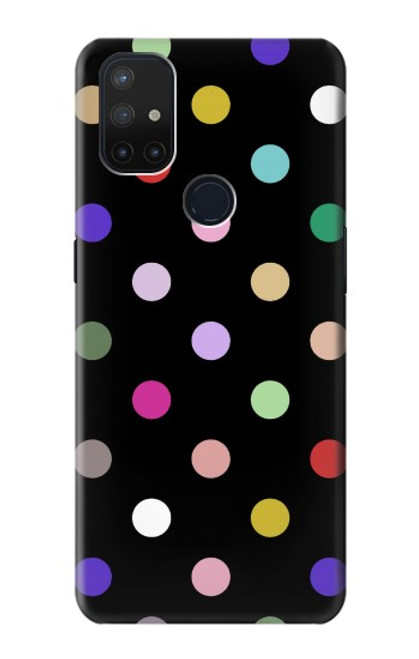 S3532 カラフルな水玉 Colorful Polka Dot OnePlus Nord N10 5G バックケース、フリップケース・カバー