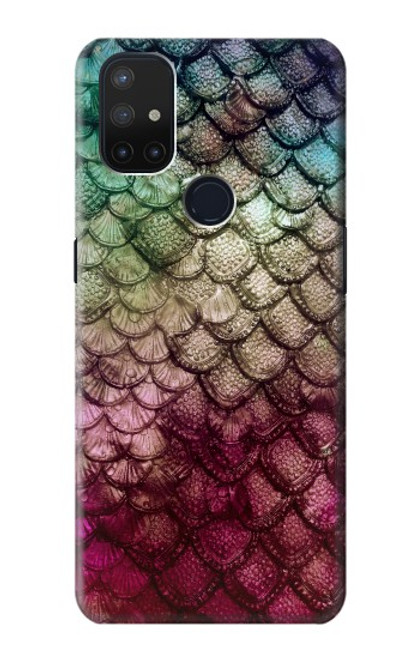 S3539 人魚の鱗 Mermaid Fish Scale OnePlus Nord N10 5G バックケース、フリップケース・カバー